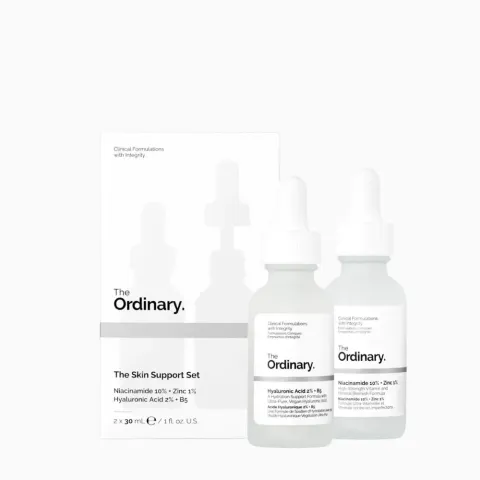 The Ordinary The Skin Support Set with Niacinamide 10% + Zinc 1% & Hyaluronic Acid 2% + B5
