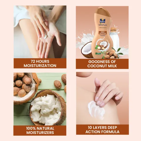 Marico Bangladesh Parachute SkinPure Skin Lotion Deep Moisture 300ml - Buy Online at Drubotara Bangladesh