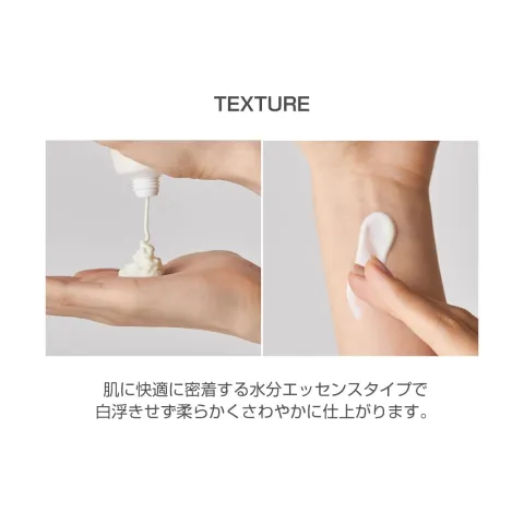 White lotion being dispensed onto a hand and applied to an arm.