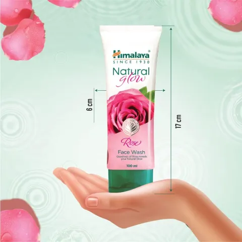 Himalaya Bangladesh Himalaya Natural Glow Rose Face Wash - Buy Online at Drubotara Bangladesh