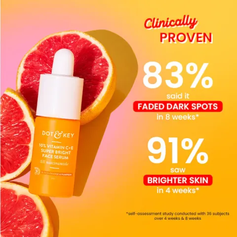 Dot & Key Dot and Key 10% Vitamin C+E Super Bright Face Serum with 5% Niacinamide with Blood Orange & Pumpkin - Product Image 2 | Drubotara
