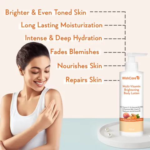 WishCare WishCare Multi Vitamin Brightening Body Lotion - Buy Online at Drubotara Bangladesh