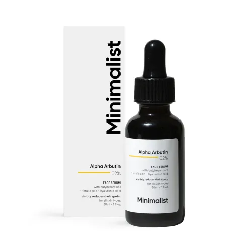 Minimalist Minimalist Alpha Arbutin 02% Face Serum for Reduces Pigmentation & Spots for All Skin Types 30ml - Buy Online at Drubotara Bangladesh