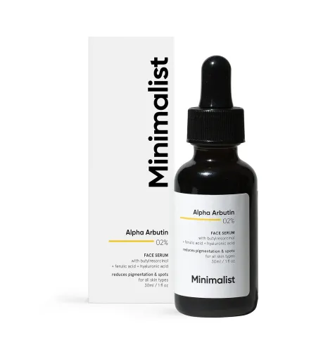 Minimalist Minimalist Alpha Arbutin 02% Face Serum for Reduces Pigmentation & Spots for All Skin Types 30ml - Buy Online at Drubotara Bangladesh