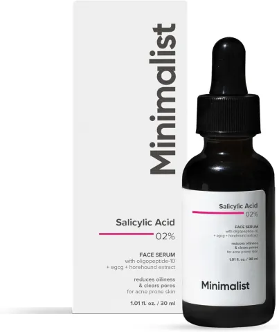 Minimalist Minimalist Salicylic Acid 02% Face Serum for Reducing Acne, Blackheads & Excessive Oil - Buy Online at Drubotara Bangladesh