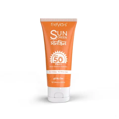 Freyias Freyia's Sunscreen SPF PA 50++ For Dry Skin 50ml - Buy Online at Drubotara Bangladesh