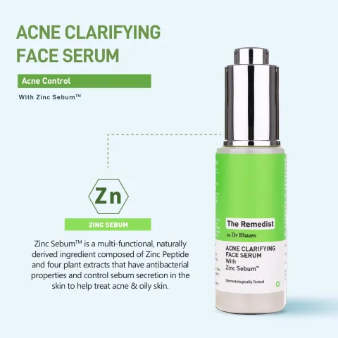 The Remedist by Dr Rhazes The Remedist by Dr Rhazes Acne Clarifying Face Serum 30ml - Buy Online at Drubotara Bangladesh