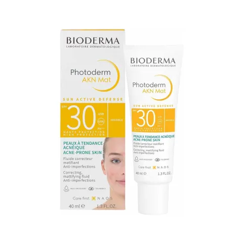 UnihealthUnimed Ltd (BioDerma) Bioderma Photoderm AKN Mat Fluid SPF 30 UVB (UVA) 40ml - Buy Online at Drubotara Bangladesh