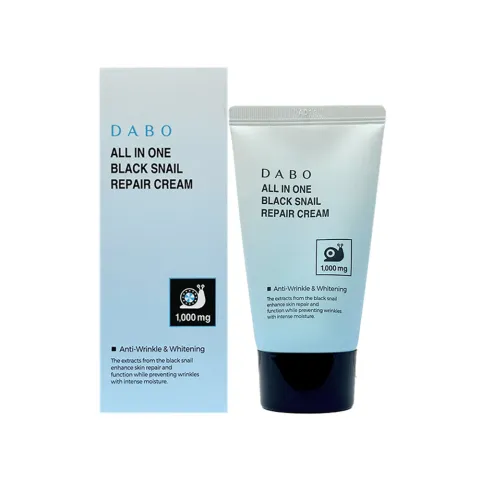 Dabo Dabo All In One Black Snail Repair Cream 50ml - Buy Online at Drubotara Bangladesh
