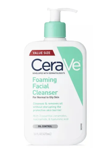 Cerave Cerave Foaming Facial Cleanser For Normal to Oily Skin 473ml - Buy Online at Drubotara Bangladesh