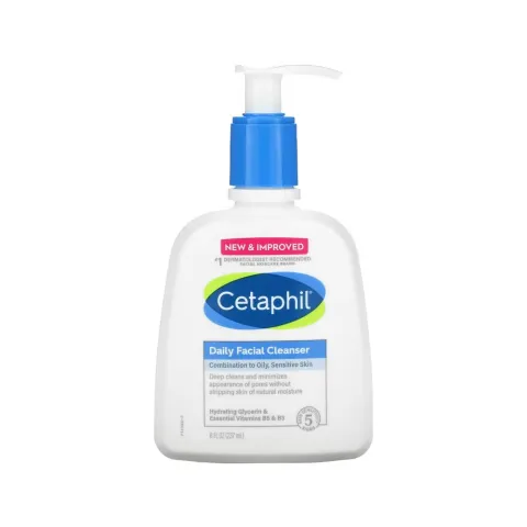 Cetaphil Cetaphil Daily Facial Cleanser for Normal to Oily Skin with Glycerin, Vitamins B3 & B5 237ml - Buy Online at Drubotara Bangladesh