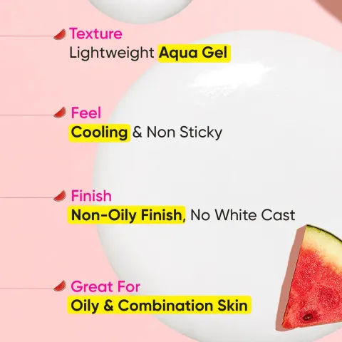 Dot & Key Dot and Key Watermelon Cooling Sunscreen SPF 50+ PA++++ with Hyaluronic Acid - Product Image 2 | Drubotara