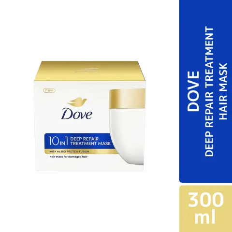 Dove Dove Deep Repair Treatment Hair Mask for Damaged Hair with 8% Bio Protein Fusion - 300ml - Product Image 5 | Drubotara