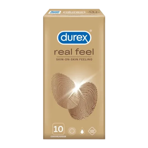 Durex Durex Real Feel Skin on Skin Feeling Condom - 10Pcs Pack (Thailand) - Buy Online at Drubotara Bangladesh