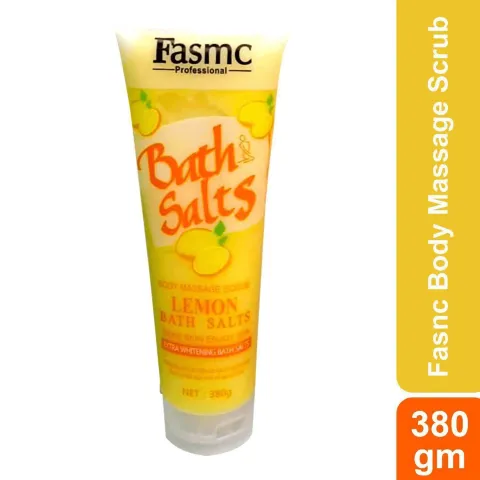 Fasmc Fasmc Professional Lemon Bath Salts Body Massage Scrub with Extra Brightening Bath Salts - Buy Online at Drubotara Bangladesh