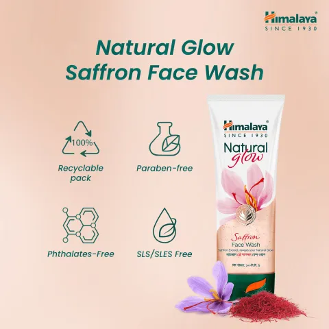 Himalaya Bangladesh Himalaya Natural Glow Saffron Face Wash 100ml - Product Image 4 | Drubotara