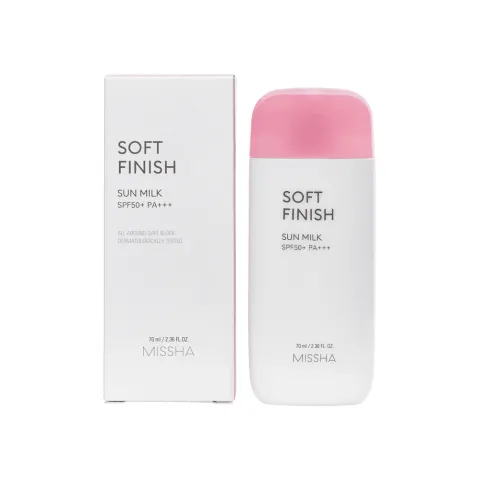 Missha Missha All Around Safe Block Soft Finish Sun Milk SPF50+ PA+++ 70ml - Product Image 5 | Drubotara