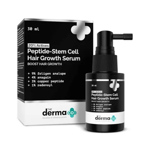 The Derma Co The Derma Co 20% Actives Peptide Stem Cell Hair Growth Serum - Buy Online at Drubotara Bangladesh