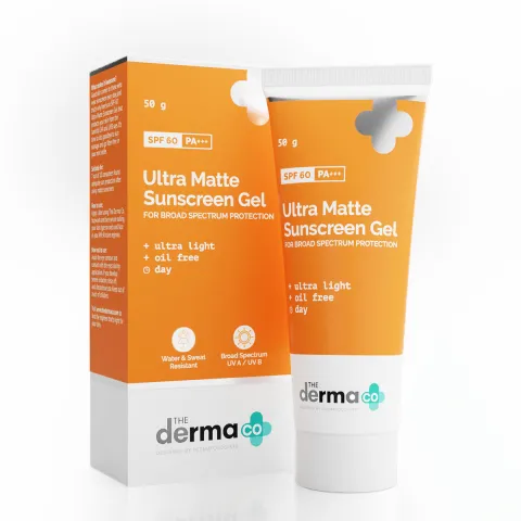 The Derma Co The Derma Co Ultra Matte SPF60 PA+++ Sunscreen Gel for Broad Spectrum Protection - Buy Online at Drubotara Bangladesh