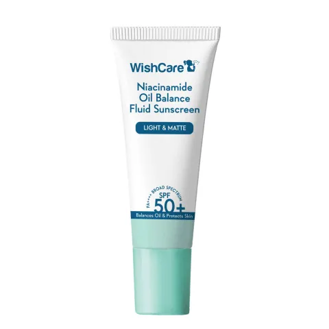 WishCare WishCare 5% Niacinamide Oil Balance Fluid Light & Matte Sunscreen SPF 50 PA++++ - Buy Online at Drubotara Bangladesh