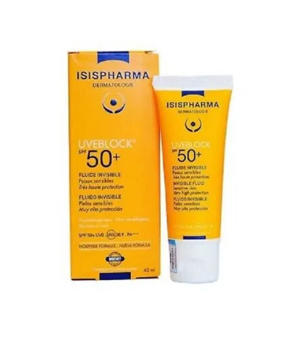 Global Pharma Distributors Ltd UVEBlock SPF 50+ Invisible Fluid 40ml - Buy Online at Drubotara Bangladesh
