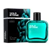 Wild Stone Edge perfume bottle and box with teal and black geometric design.