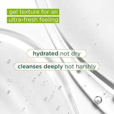 Clear gel texture with small bubbles on a white background.