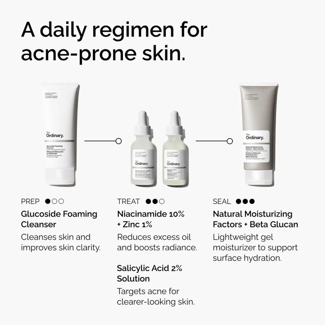 The Ordinary Salicylic Acid 2% Solution for Acne Prone Skin