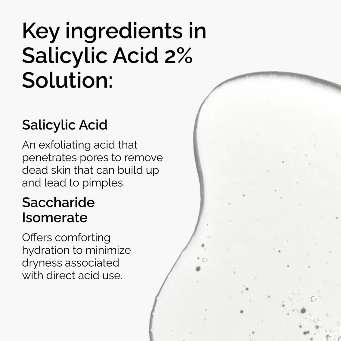 The Ordinary Salicylic Acid 2% Solution for Acne Prone Skin