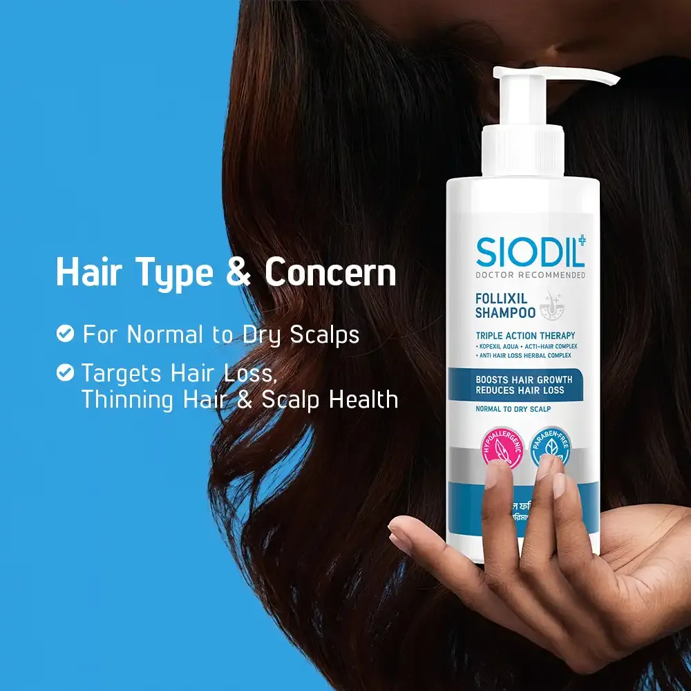 Siodil Siodil Folixil Shampoo 200ml - Buy Online at Drubotara Bangladesh