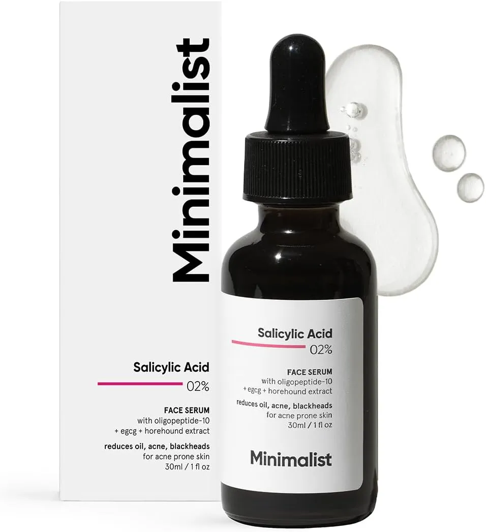 Minimalist Minimalist Salicylic Acid 02% Face Serum for Reducing Acne, Blackheads & Excessive Oil - Buy Online at Drubotara Bangladesh