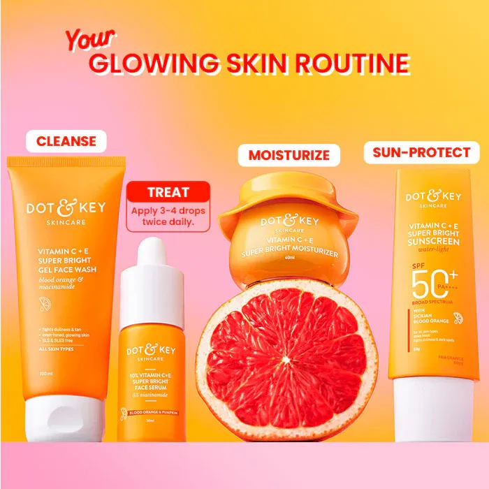 Dot & Key Dot and Key 10% Vitamin C+E Super Bright Face Serum with 5% Niacinamide with Blood Orange & Pumpkin - Product Image 2 | Drubotara