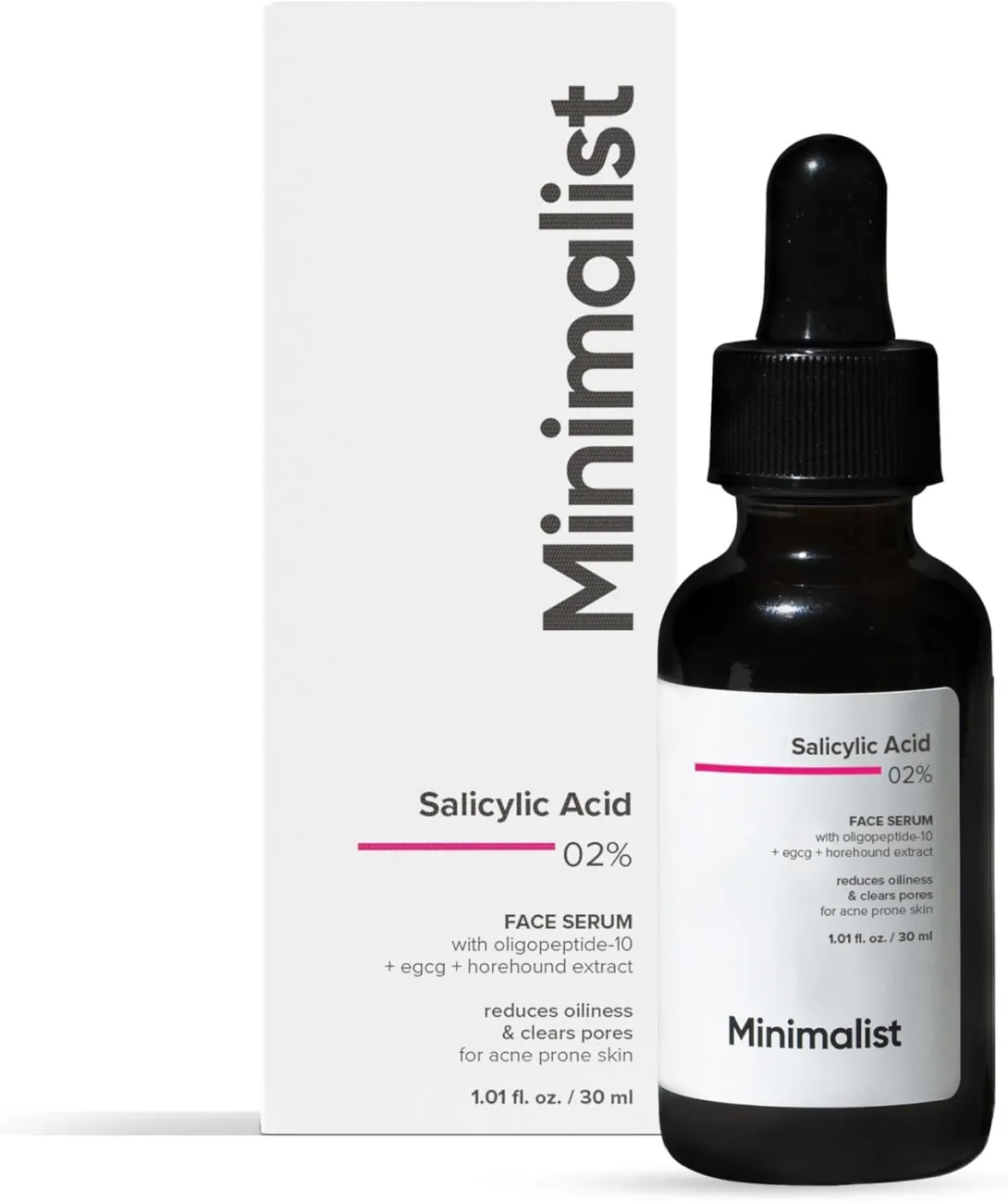 Minimalist Minimalist Salicylic Acid 02% Face Serum for Reducing Acne, Blackheads & Excessive Oil - Buy Online at Drubotara Bangladesh