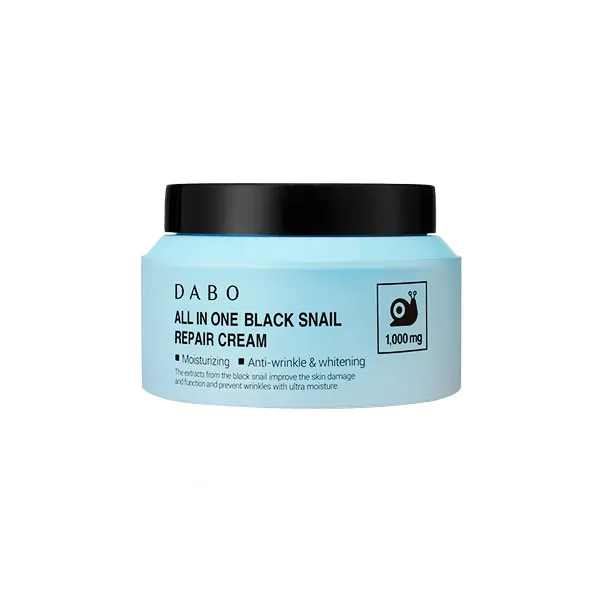 Dabo Dabo All In One Black Snail Repair Cream 100g - Buy Online at Drubotara Bangladesh