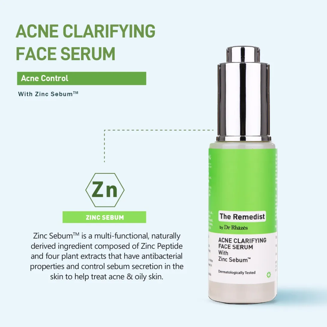 The Remedist by Dr Rhazes The Remedist by Dr Rhazes Acne Clarifying Face Serum 30ml - Buy Online at Drubotara Bangladesh