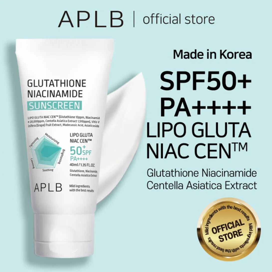 APLB APLB Glutathione Niacinamide SPF 50+ PA++++ Sunscreen - Buy Online at Drubotara Bangladesh
