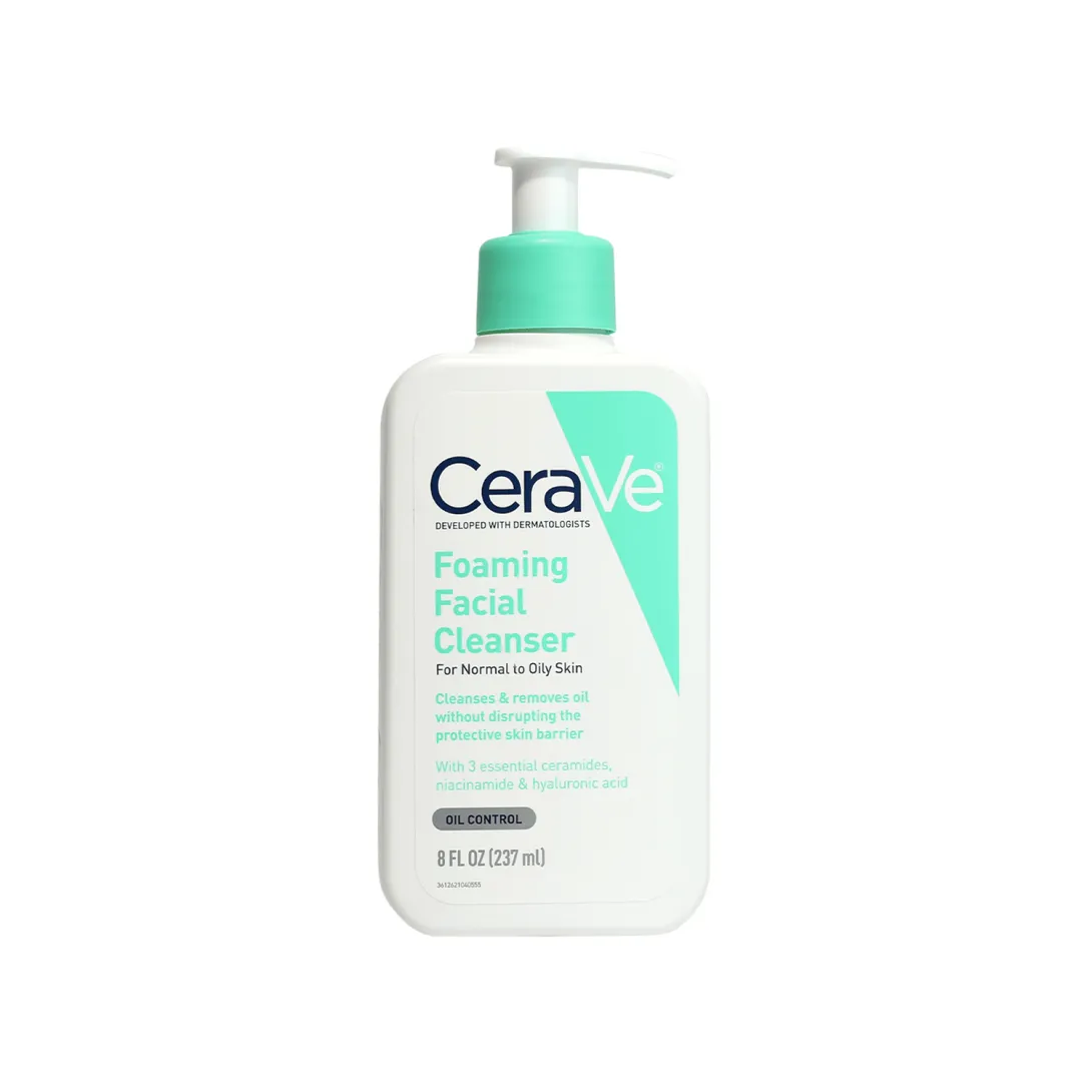 Cerave Cerave Foaming Facial Cleanser For Normal To Oily Skin (Made in USA) 237ml - Buy Online at Drubotara Bangladesh