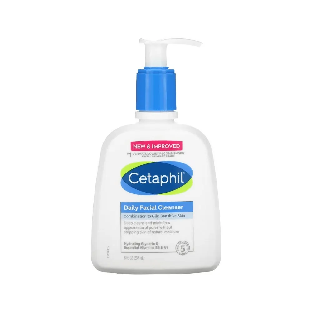 Cetaphil Cetaphil Daily Facial Cleanser for Normal to Oily Skin with Glycerin, Vitamins B3 & B5 237ml - Buy Online at Drubotara Bangladesh