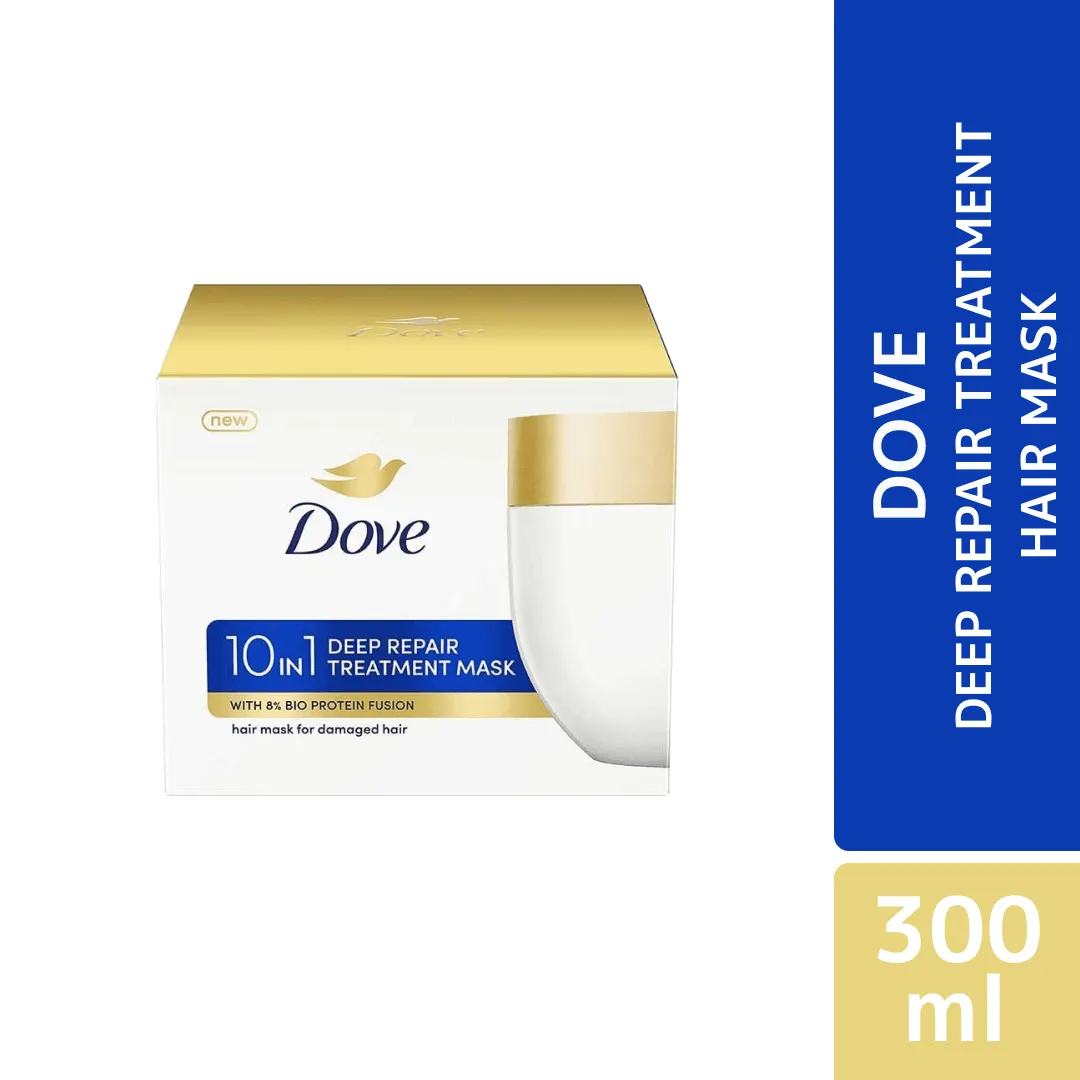 Dove Dove Deep Repair Treatment Hair Mask for Damaged Hair with 8% Bio Protein Fusion - 300ml - Product Image 5 | Drubotara