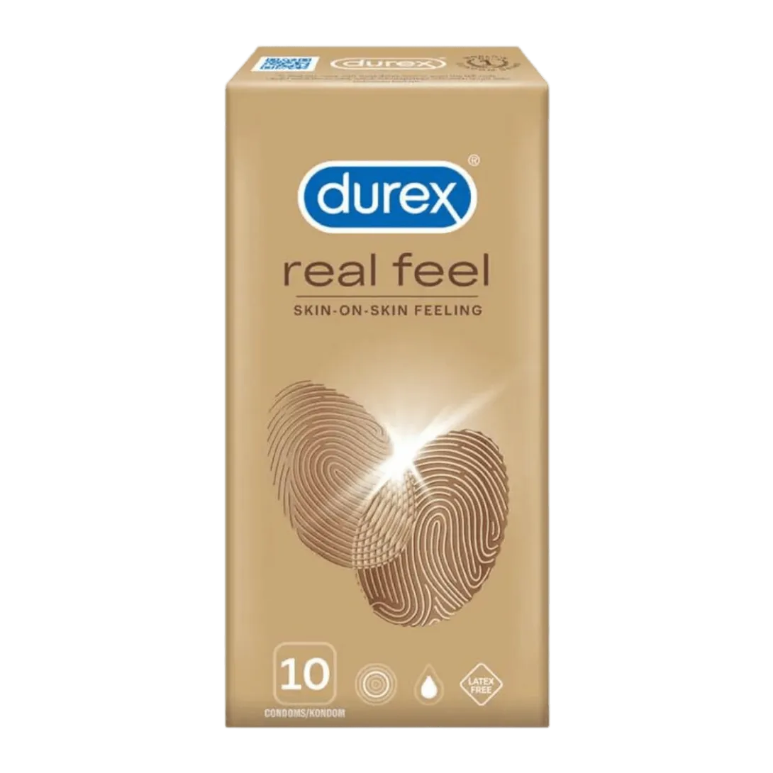 Durex Durex Real Feel Skin on Skin Feeling Condom - 10Pcs Pack (Thailand) - Buy Online at Drubotara Bangladesh