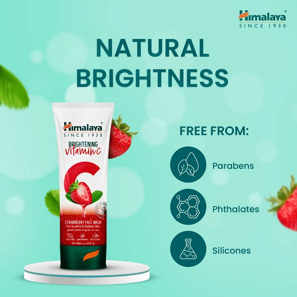 Himalaya Bangladesh Himalaya Brightening Vitamin C Orange Face Wash 100ml - Product Image 2 | Drubotara