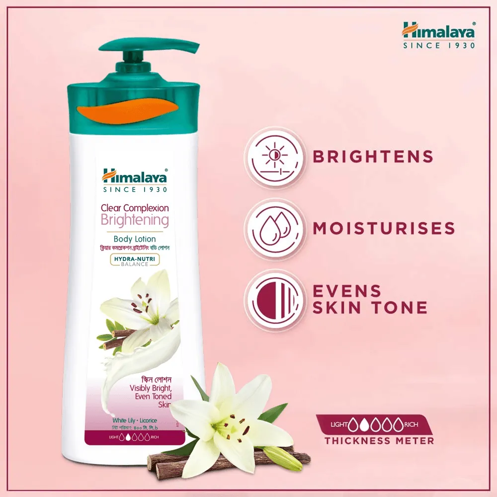 Himalaya Bangladesh Himalaya Clear Complexion Brightening Body Lotion 400ml - Product Image 3 | Drubotara
