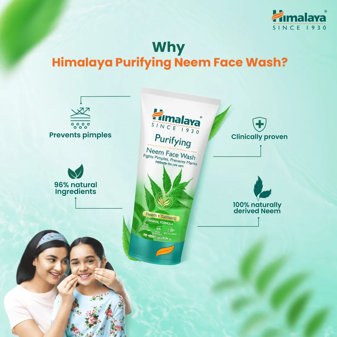 Himalaya Bangladesh Himalaya Purifying Neem Face Wash 150ml - Product Image 3 | Drubotara