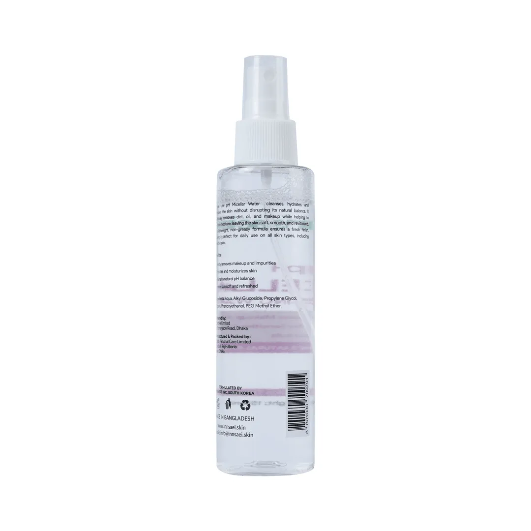 Innsaei Innsaei Low pH Micellar Cleansing Water 150ml - Product Image 3 | Drubotara