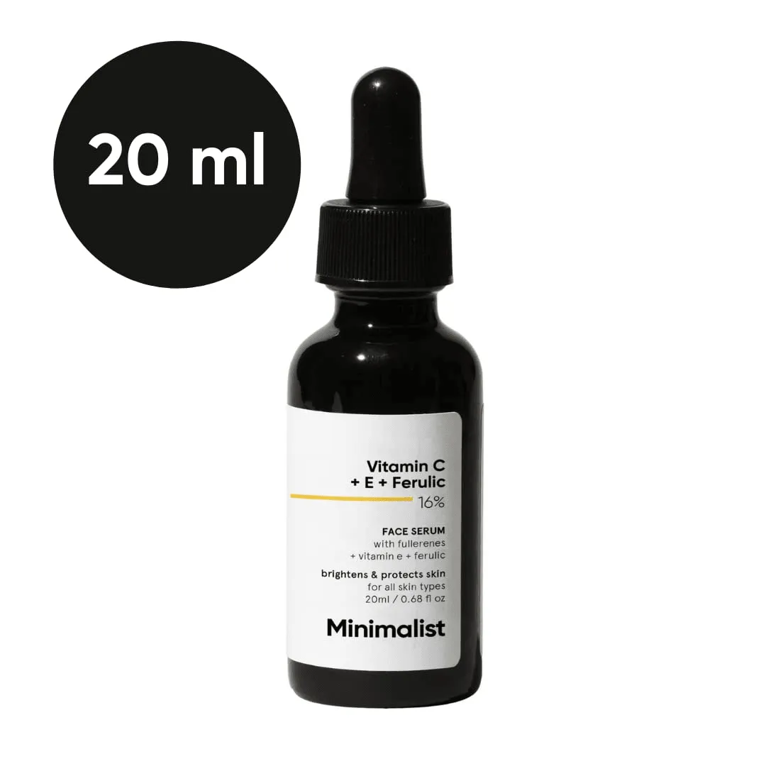 Minimalist Minimalist Vitamin C + E + Ferulic 16% Face Serum - Buy Online at Drubotara Bangladesh