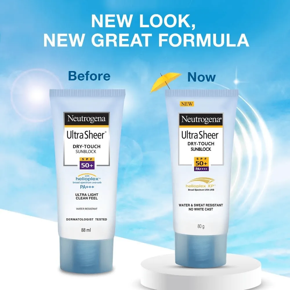 Neutrogena Neutrogena Ultra Sheer Dry Touch Sunblock with SPF 50+ PA ++++ 80g - Product Image 3 | Drubotara