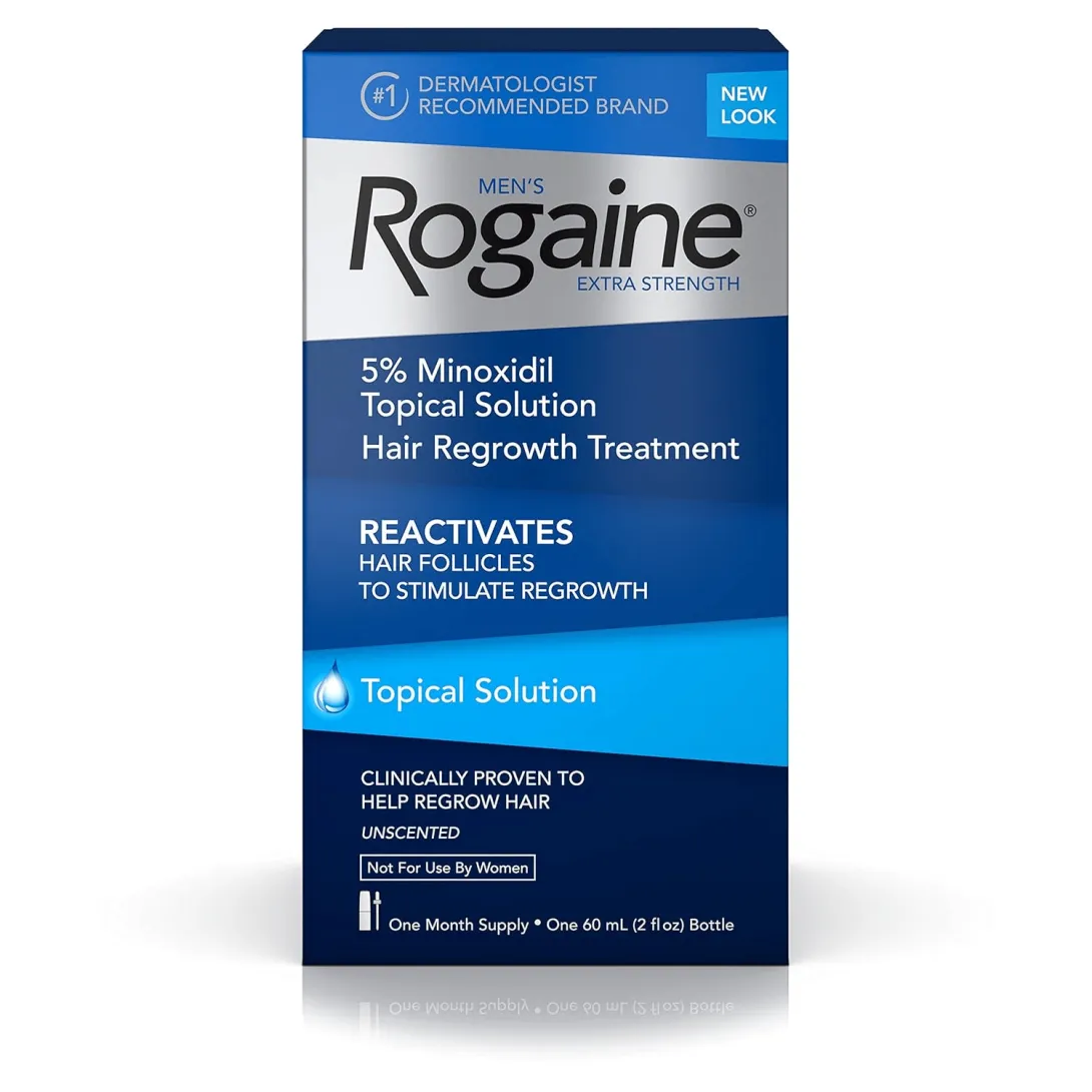 Rogaine Men's Rogaine 5% Minoxidil Topical Solution Hair Regrowth Treatment 60ml - Buy Online at Drubotara Bangladesh