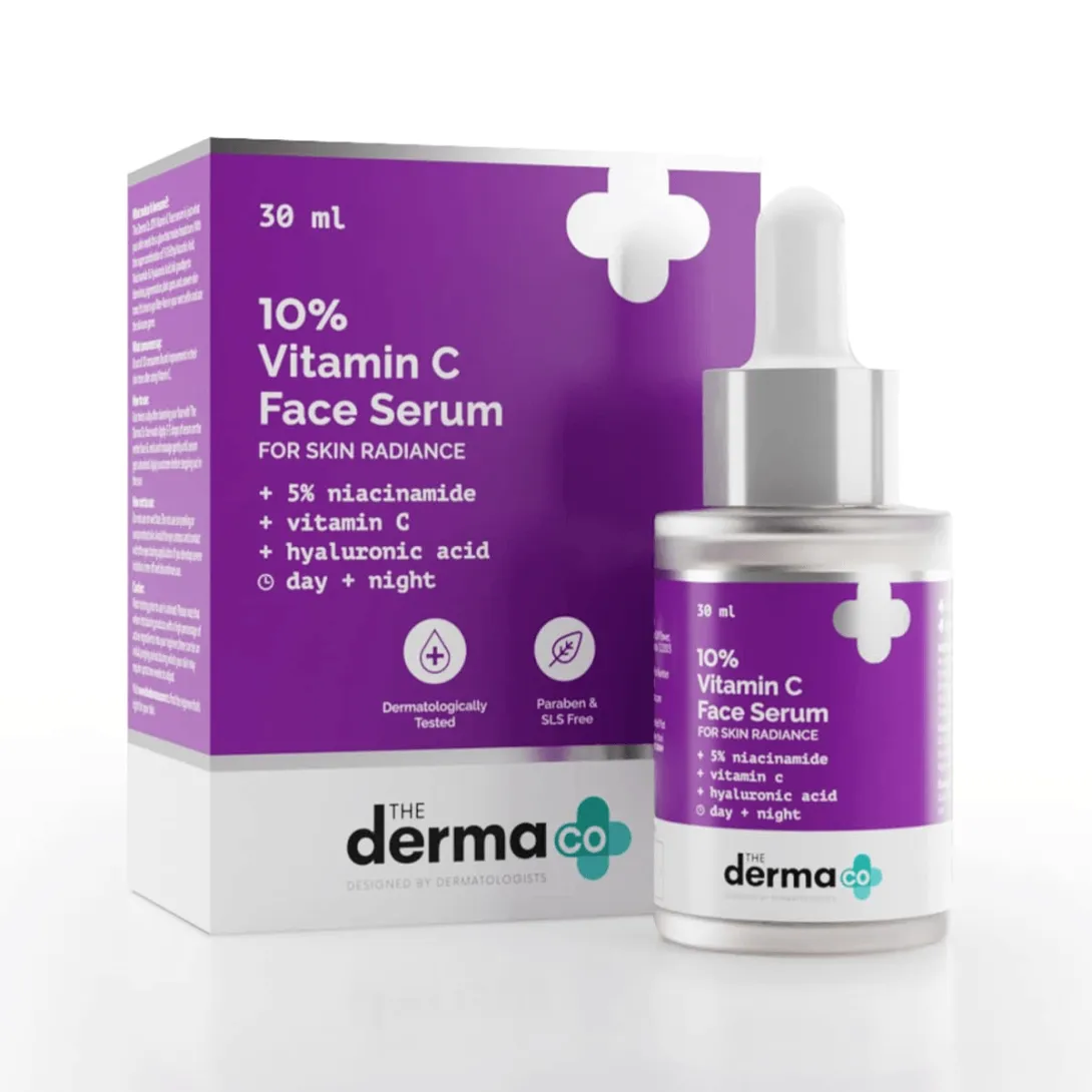 The Derma Co The Derma Co 10% Vitamin C Face Serum for Skin Radiance 30ml - Buy Online at Drubotara Bangladesh